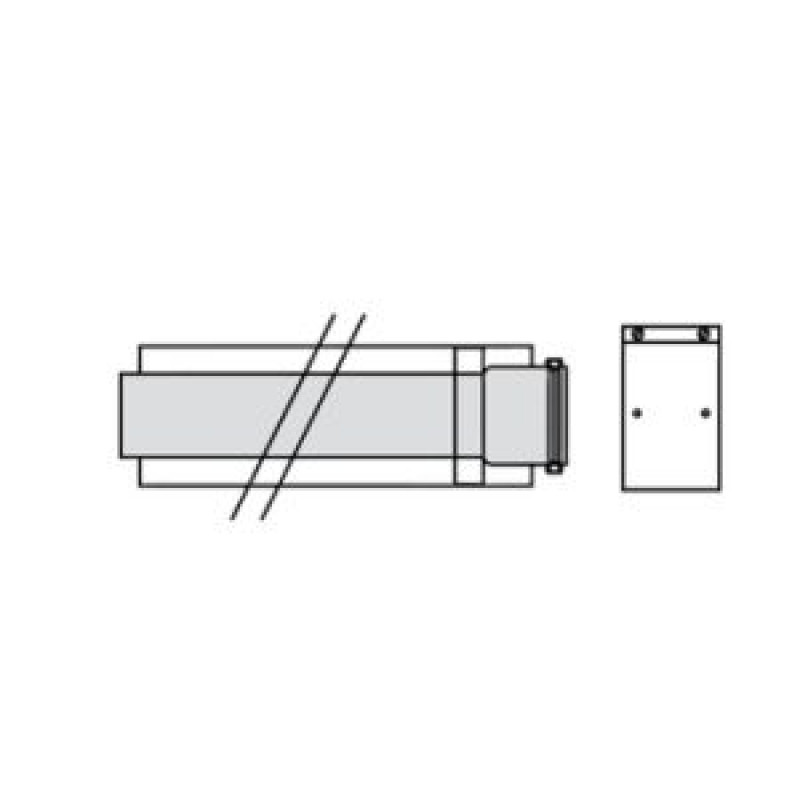 Концентрическое колено Protherm 90° 80/125 мм (конденс)