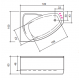 Ванна акриловая Balteco RHEA 150х100х63 15010063RHEARB