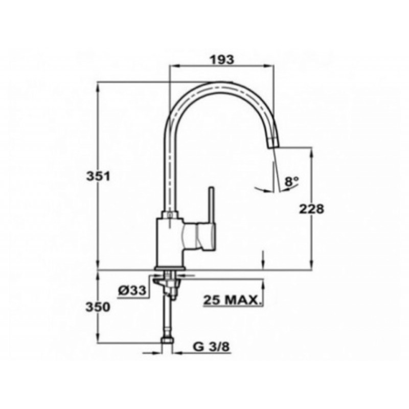Смеситель для кухни Teka SP 995 55995020Q