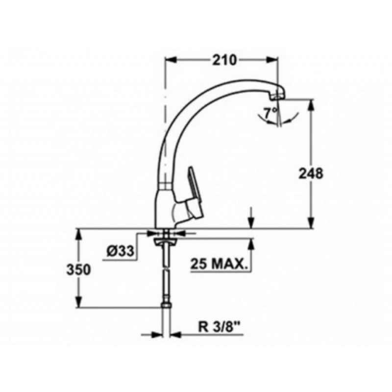 Смеситель для кухни Teka MN 81911462