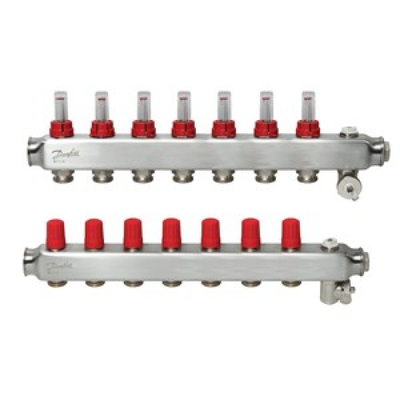 Комплект коллекторов Danfoss SSM 7 выходов 088U0757