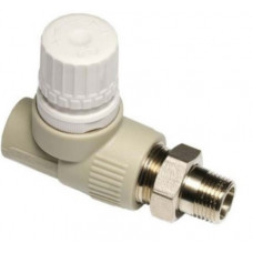 Вентиль термостатический Wavin Ekoplastik 20х1/2" прямой SVER020PXX