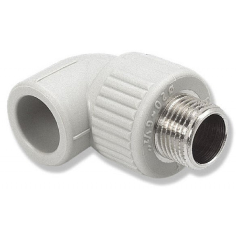 Колено Wavin Ekoplastik 20х1/2" НР SKOE02020X