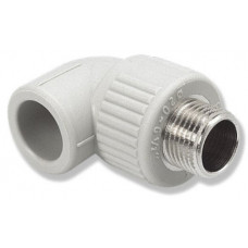 Колено Wavin Ekoplastik 20х3/4" НР SKOE02025X