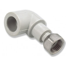 Колено Wavin Ekoplastik 20х3/4" НГ SKOM02025X