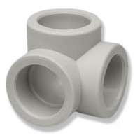 Колено тройное Wavin Ekoplastik 40 мм SKOT040XXX