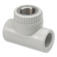 Тройник Wavin Ekoplastik 25х3/4" ВР STKI02525X