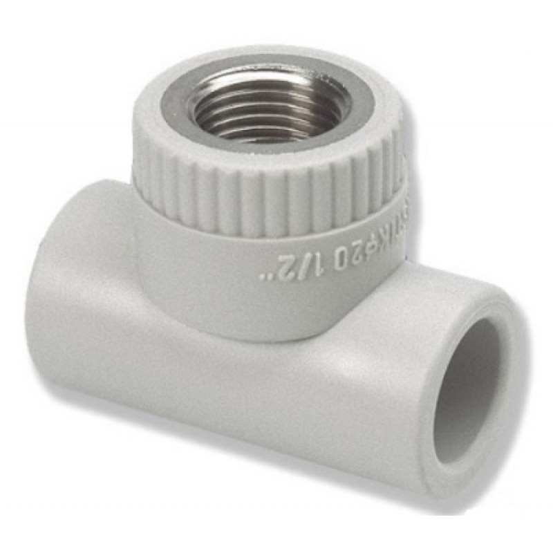 Тройник Wavin Ekoplastik 25х3/4" ВР STKI02525X