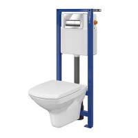 Комплект Cersanit B207: Инсталляция AQUA 02 + унітаз Сarina CleanOn с крышкой дюропласт с soft close