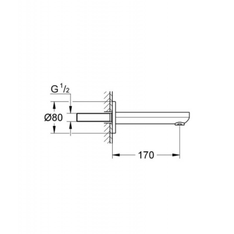 Излив Grohe Eurosmart Cosmopolitan 13261000