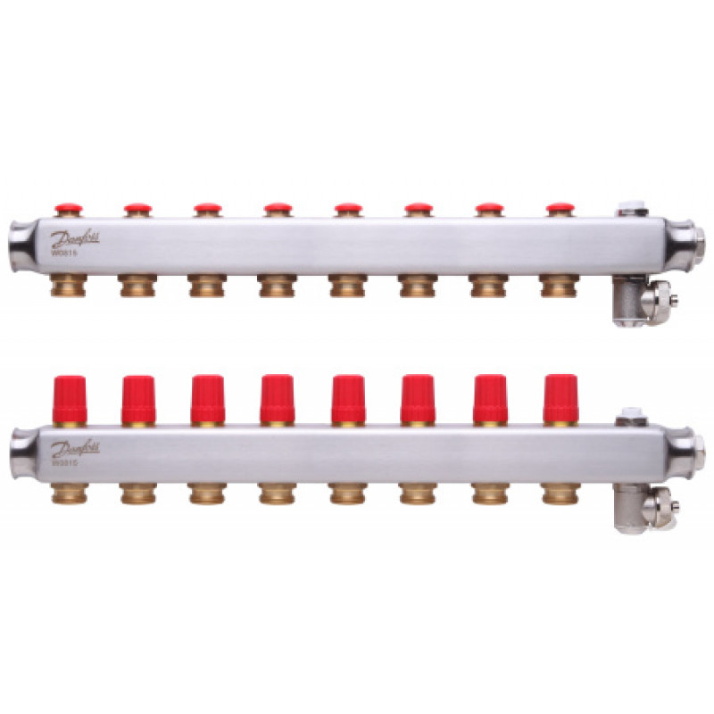 Колектор Danfoss SSM 8+8 088U0808