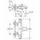 Термостатический смеситель для ванны Grohe Grohtherm 800 34576000