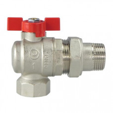 Кран шаровый IVR 1/2" НВ с американкой