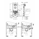 Инсталляция для унитаза Grohe Rapid SLX 39596000