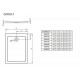 Душевой поддон RADAWAY Doros F 1200x700x55 SDRF1270-01