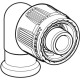 Колено короткое Geberit Mapress 90° с MasterFix CC499K d15 мм 61120