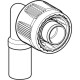 Колено короткое Geberit Mapress 90° с MasterFix и гладким концевиком CC499K d 15 мм 61121