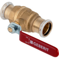 Кран кульовий Geberit Mapress NPW з рукояткою CW617N d 35 мм 94926