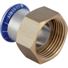 Переходник Geberit Mapress из нержавеющей стали, с накидной гайкой: d=28мм, G=1 1/4"