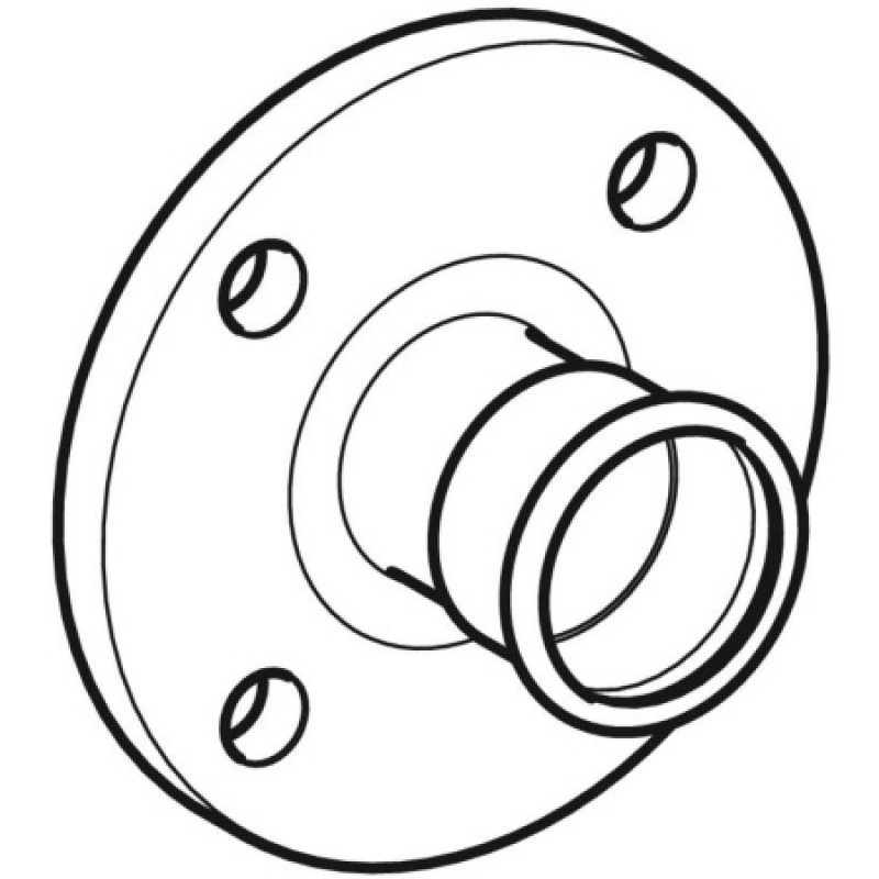 Фланец Geberit Mapress из нержавеющей стали, PN 10/16, с прессованным соединением: d=28мм