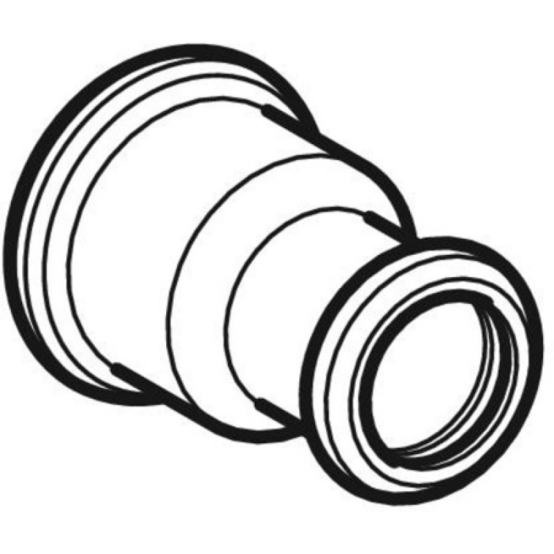 Муфта редукційна Geberit Mapress із вуглецевої сталі: d=54мм, d1=42мм