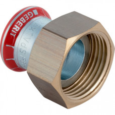 Переходник Geberit Mapress из углеродистой стали, с накидной гайкой: d=35мм, G=1 1/2"