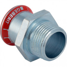 Переходник Geberit Mapress из углеродистой стали, с наружной резьбой: d=22мм, R=1/2"