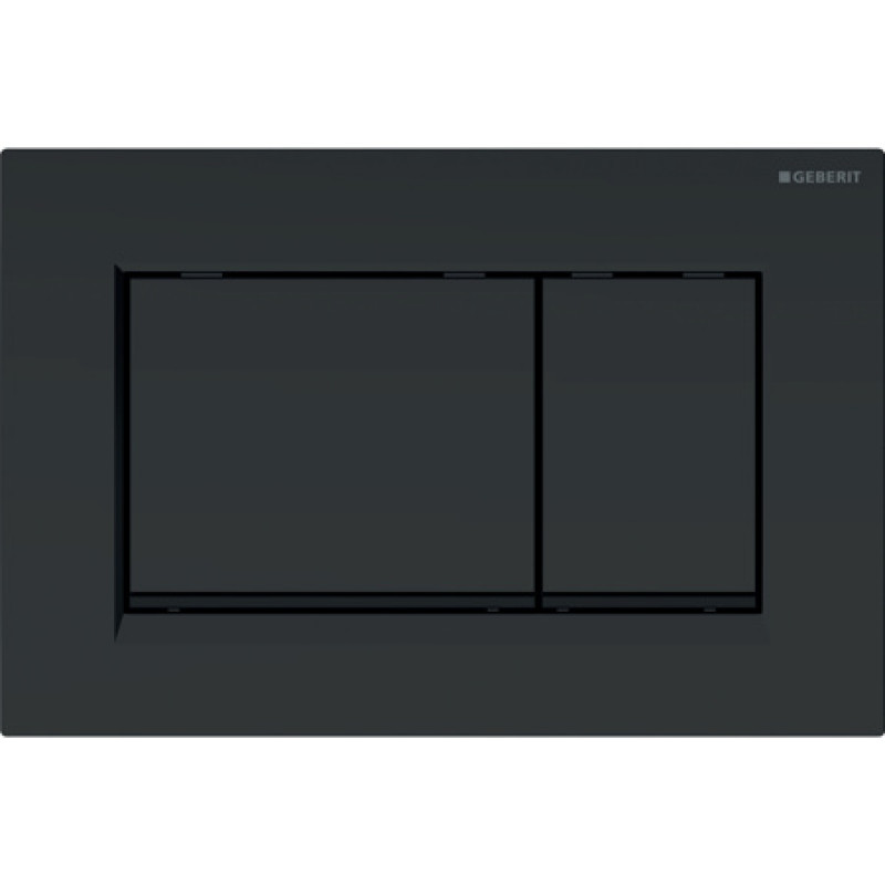 Змивна клавіша Geberit Sigma30 чорний матовий лак 115.883.16.1