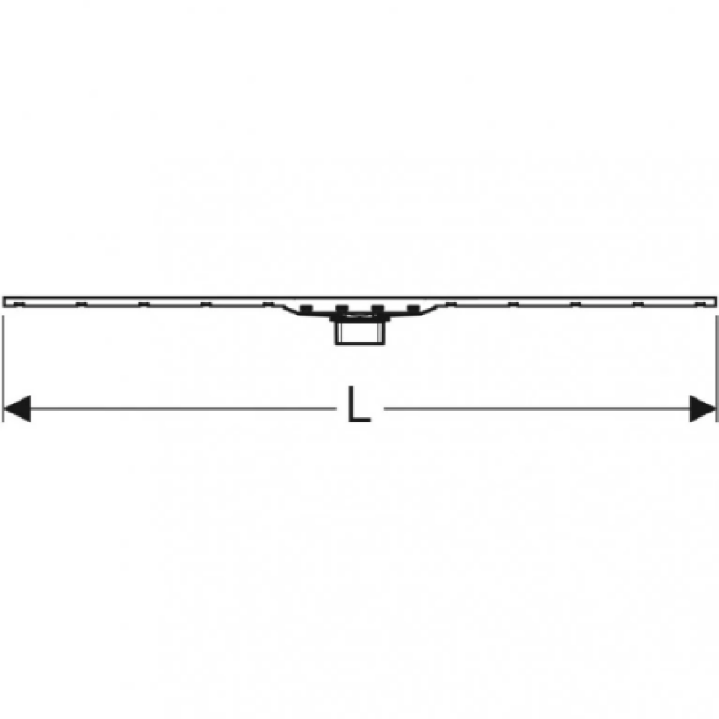 Дренажний канал Geberit CleanLine 80 154.440.KS.1