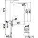Смеситель для раковины Nobili Seven SE124128/2BM