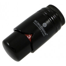 Термостатическая головка Schlosser BRILLANT SH (М30х15) черная (RAL 9005) 600200014