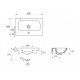 Раковина Cersanit Moduo Slim 600 мм CCWF1007772074