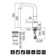 Смеситель для раковины Nobili Likid LK00118/2CR