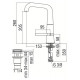 Смеситель для раковины Nobili Likid LK00118/2FL