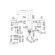 Смеситель для раковины на 3 отверстия Nobili Likid LK00211/2CR