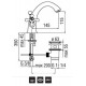 Смеситель для раковины Nobili Grazia GRC5118/6CR