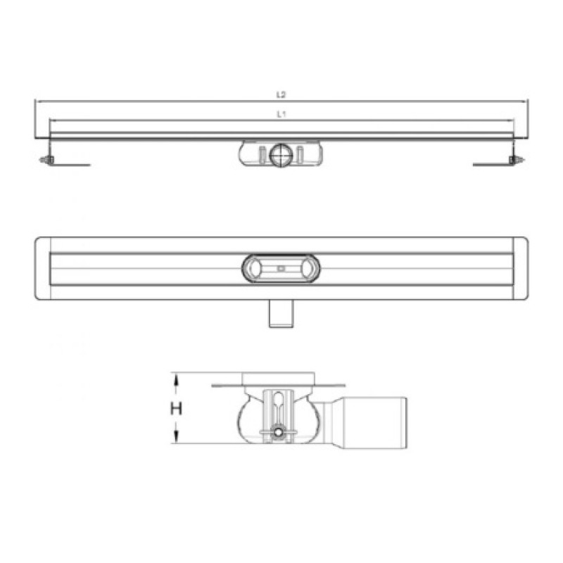 Душовий канал ACO ShowerDrain C 9010.88.25