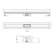 Душовий канал ACO ShowerDrain C 9010.88.25