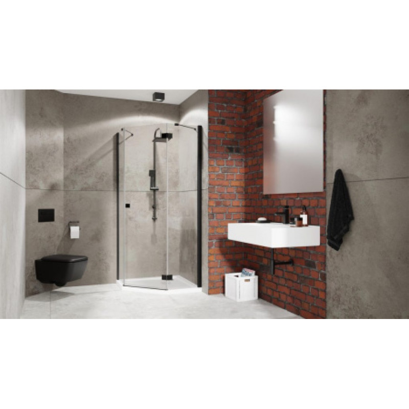 Душевая дверь Radaway Essenza New Black PTJ 90 (900x2000) левая 385010-54-01L