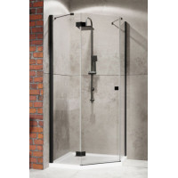 Душові стінки Radaway Essenza New Black PTJ 90 Z x 90 S (900Zx900Sx2000) стекло прозоре 385050-54-01
