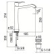 Смеситель для раковины Nobili Sofi SI98128/2GD