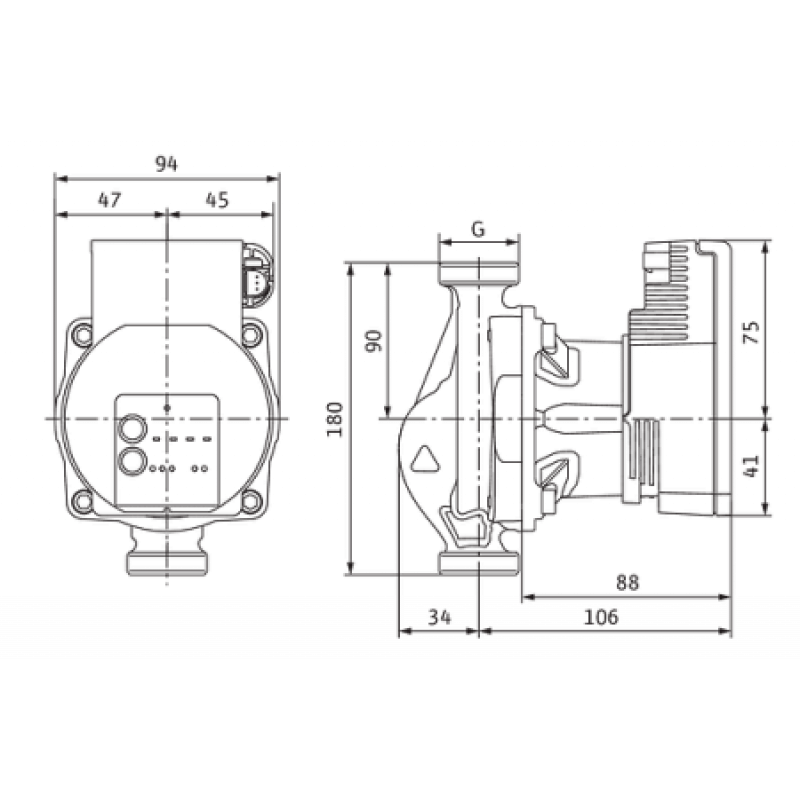 Циркуляционный насос Wilo VARIOS Pico-STG 25/1-8 4232743