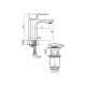 Смеситель для раковины Valvex LOFT GOLD 2455800