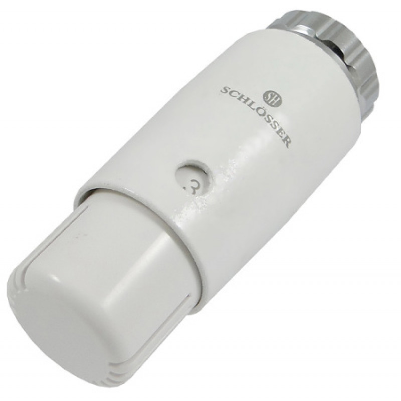 Термостатическая головка Schlosser MINI Diamant (Danfoss RA-N) белая 601100048