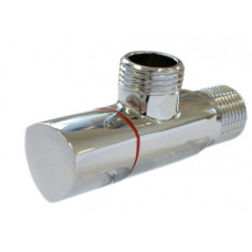 Кран сантехнический Schlosser угловой DN15 GZ 1/2" x 3/8" хром 606000019