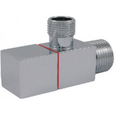 Кран сантехнический Schlosser Square угловой DN15 GZ 1/2" x 1/2" хром 606000052
