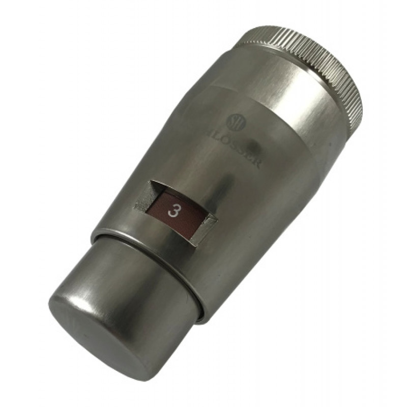 Термостатична головка Schlosser MINI M30x15 сталь 601100036