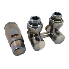 Комплект эксклюзивных узлов угловой GZ 3/4 x M 22х15 термоголовка Mini Technoline 601000072