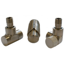 Комплект термостатический Schlosser LUX осевой правый GZ 1/2 х 16x2 mm PEX сталь 603700041