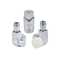 Комплект термостатичний Schlosser LUX осьовий правий GZ 1/2 х 15 mm Cu хром 603700065